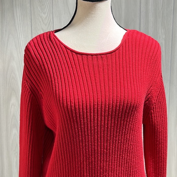 Calvin Klein Jeans women’s red sweater size large - Picture 2 of 9